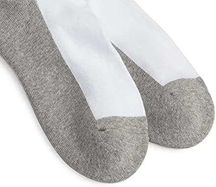 Jefferies Çorap Büyük Erkek Dikişsiz Burunlu Çeyrek Atletik Çorap (6'lı Paket)