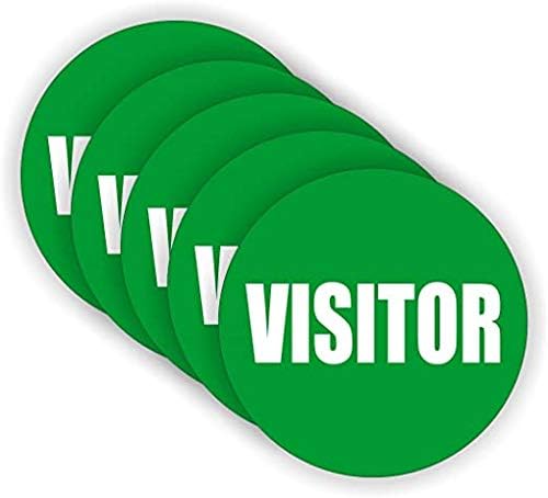 (5) Ziyaretçi Baret Çıkartmaları / Kask Çıkartmaları | Güvenlik Fabrika Etiketleri / Fabrika Ziyareti Ziyareti