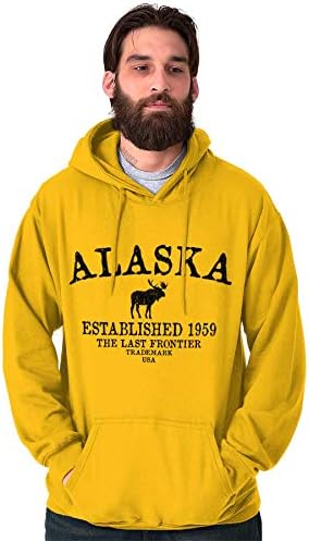 Alaska Vintage Kurulan Hipster Hoodie Kazak Kadın Erkek